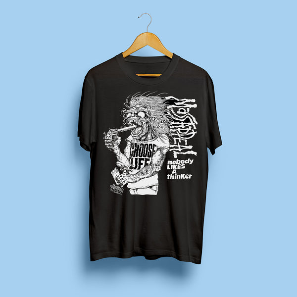 Massappeal - Nobody Likes A Thinker T-Shirt (Black)