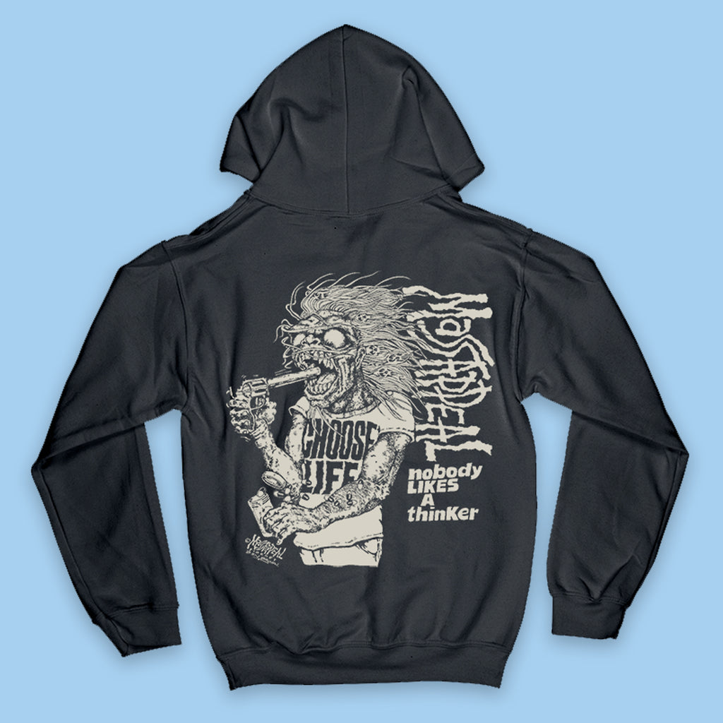 Massappeal - Nobody Likes A Thinker Hoodie (Coal)