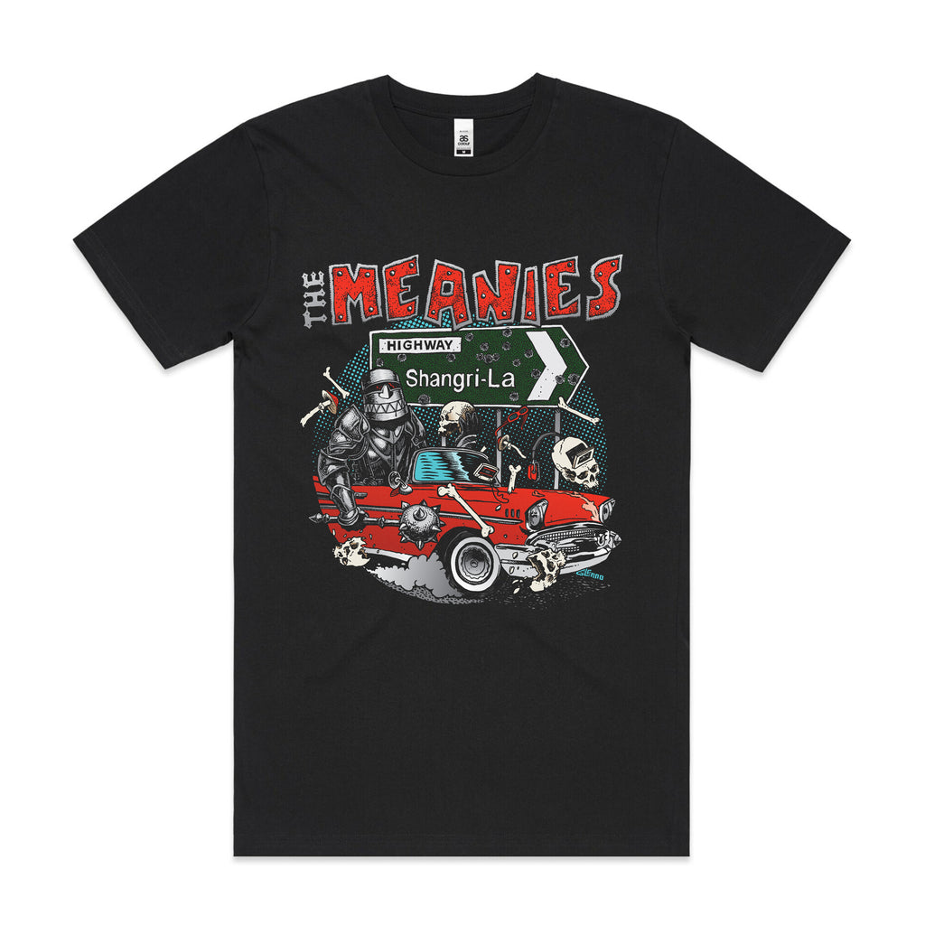 The Meanies - Shangri La T-shirt (Black)