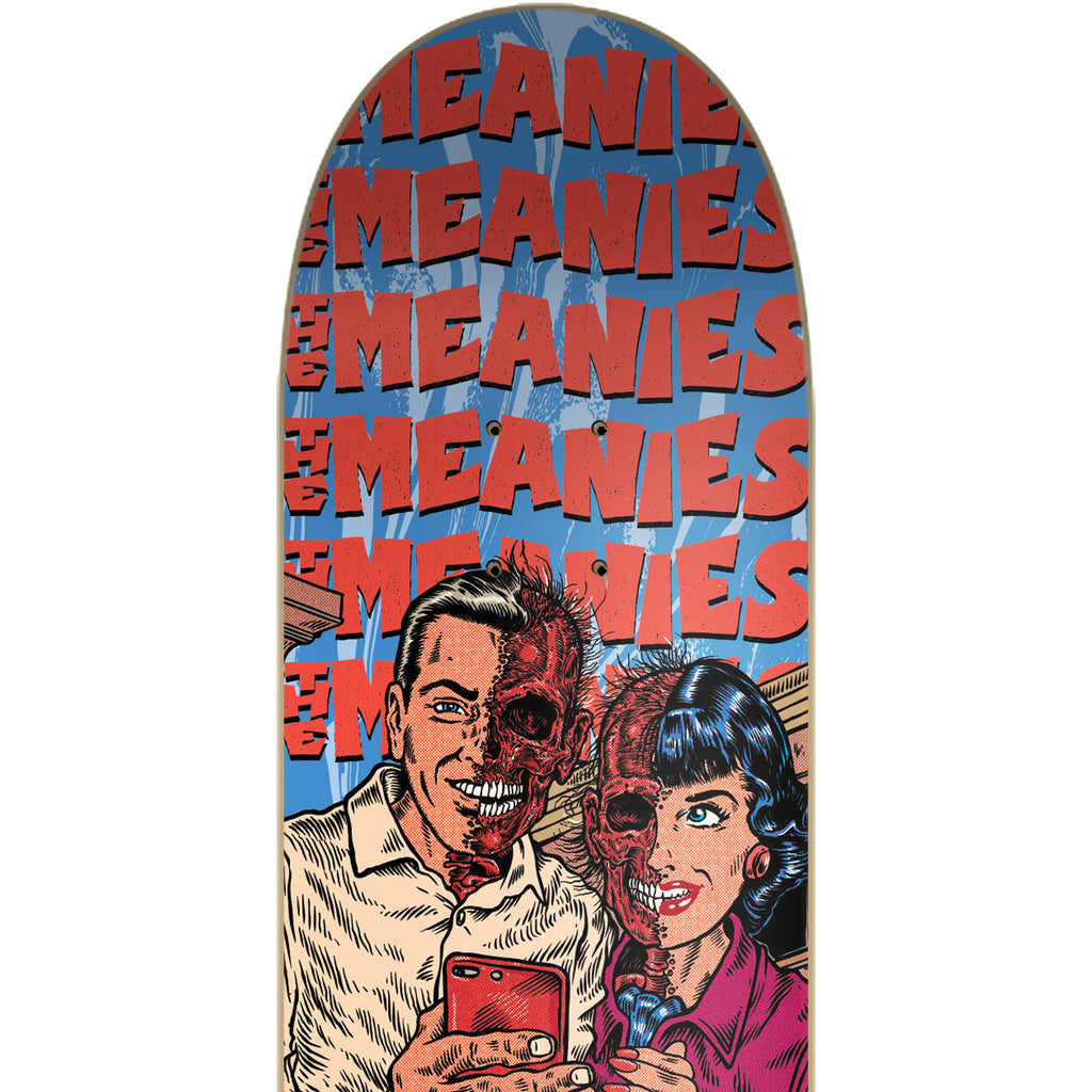 The Meanies - Desperate Measures Skate Deck (detail top)