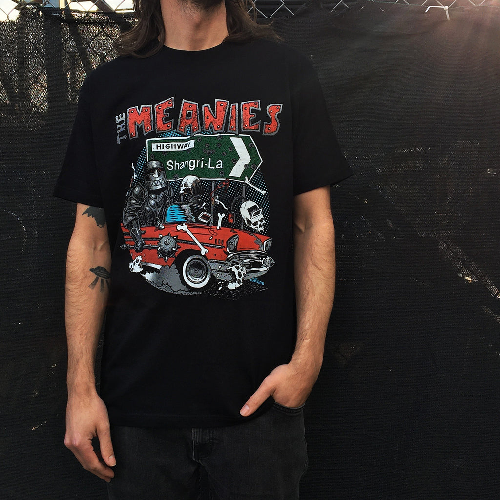 The Meanies - Shangri La T-shirt (Black)