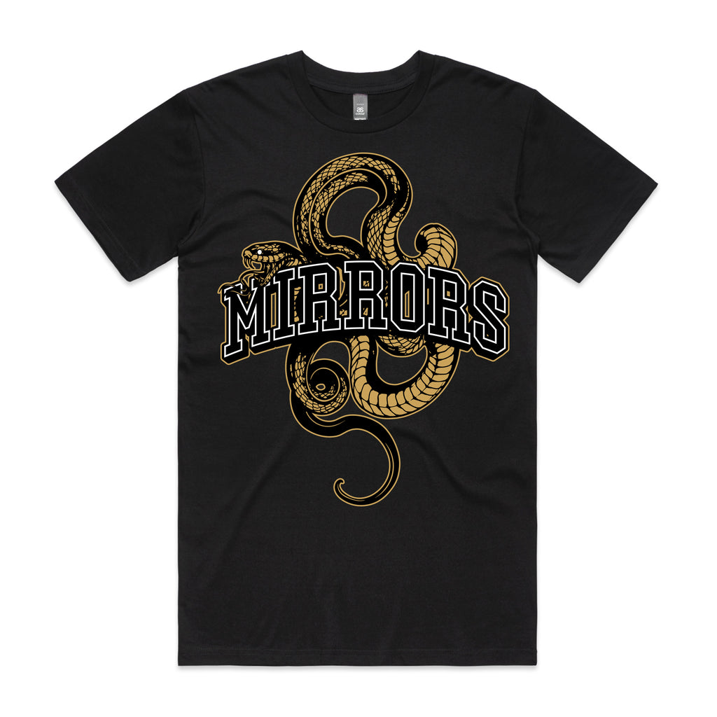 Mirrors - Golden Cobra T-Shirt (Black)