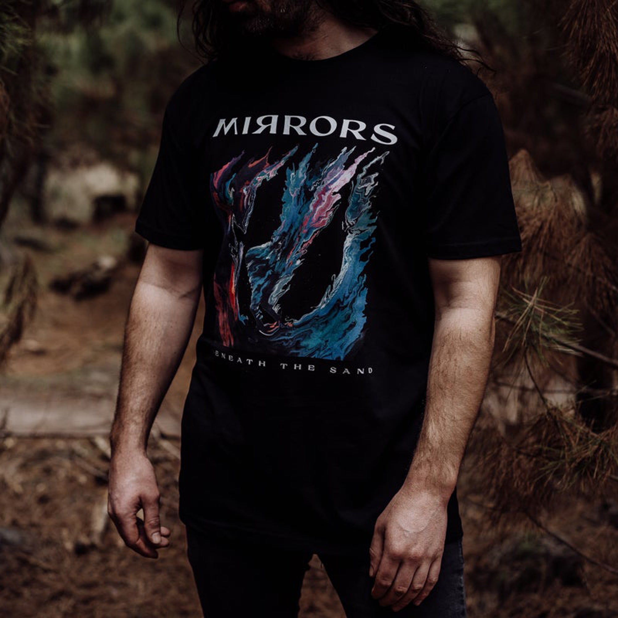Mirrors - Beneath The Sand Tee (Black)