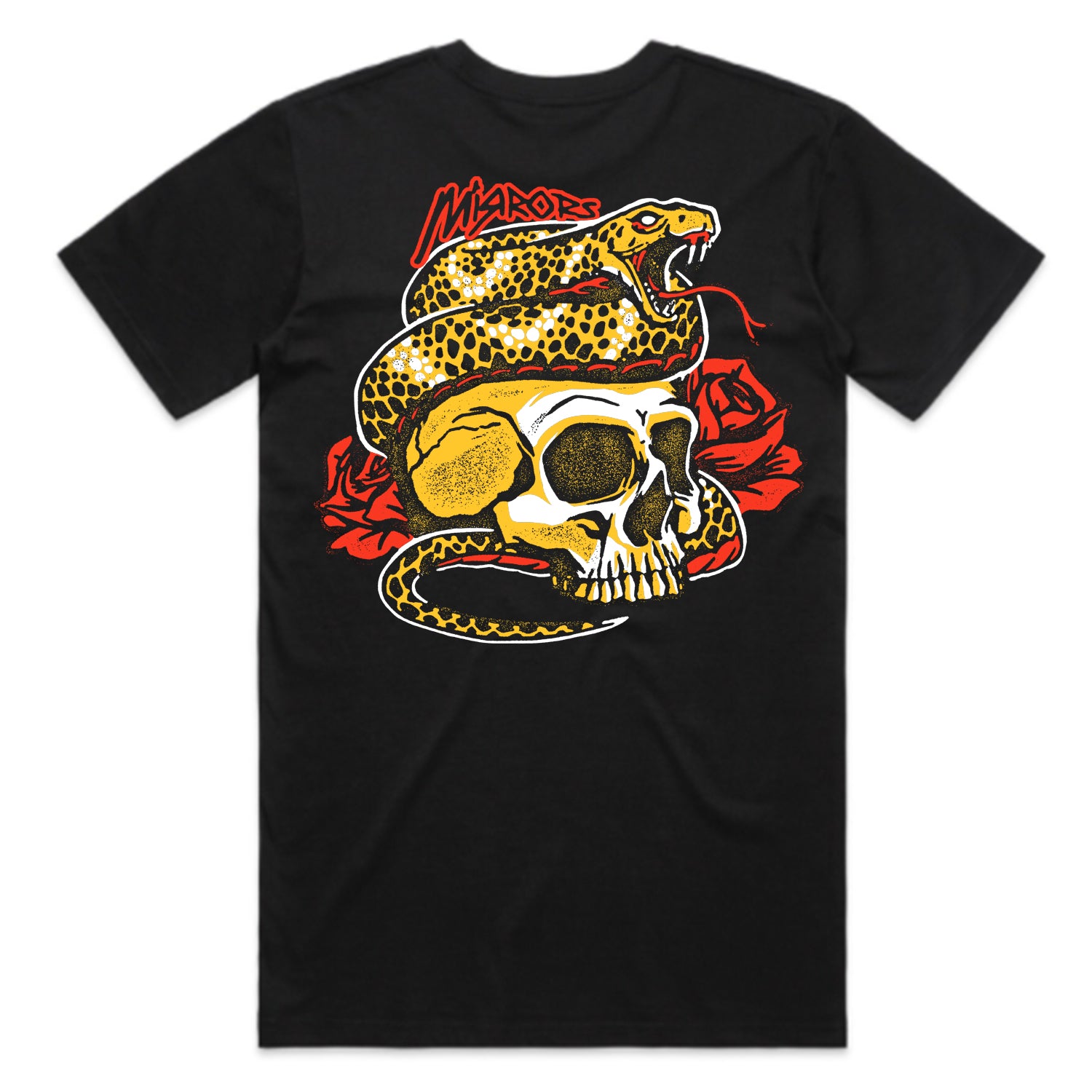 Mirrors - Snake Tee (Black)