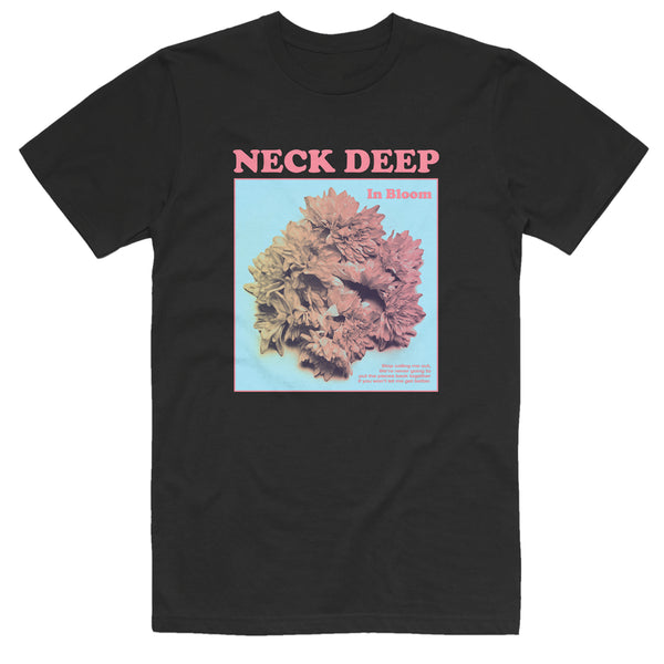 Neck Deep - Bloom Flowers T-shirt (Black)