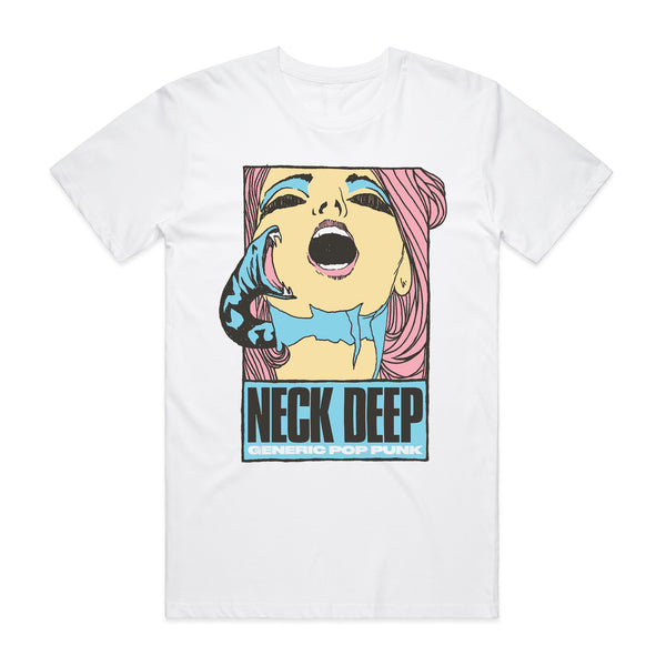 Neck Deep - Snake T-shirt (White)