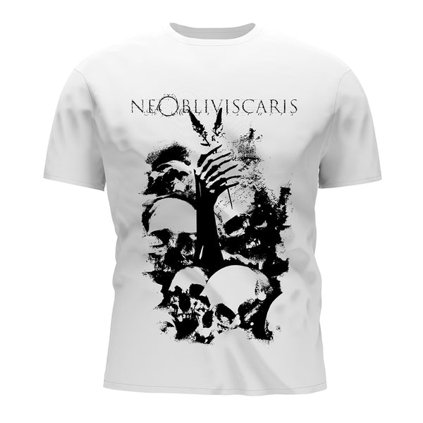 Ne Obliviscaris - Exul Skulls T-Shirt (White)