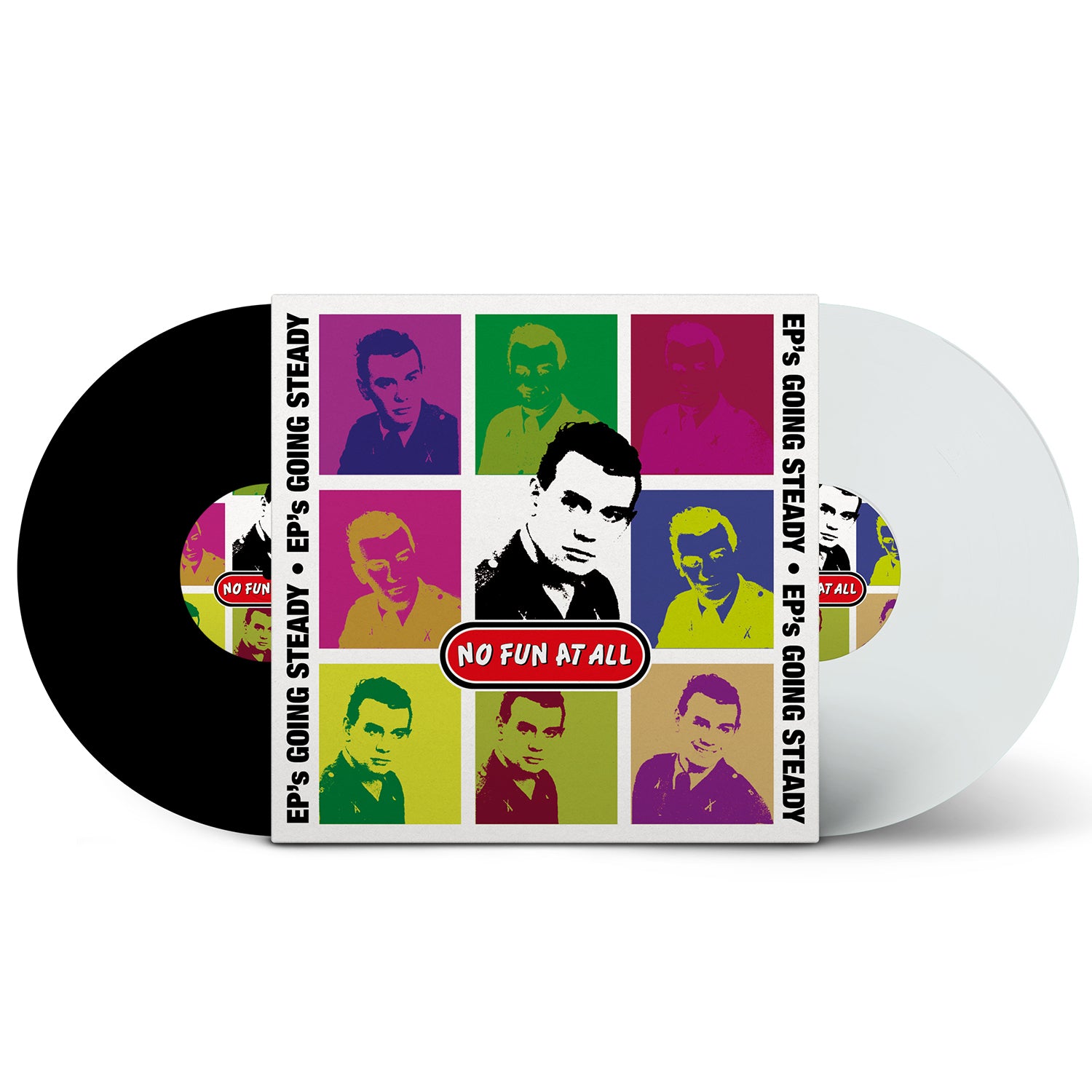 No Fun At All - EP's Going Steady 2LP (Black & White)