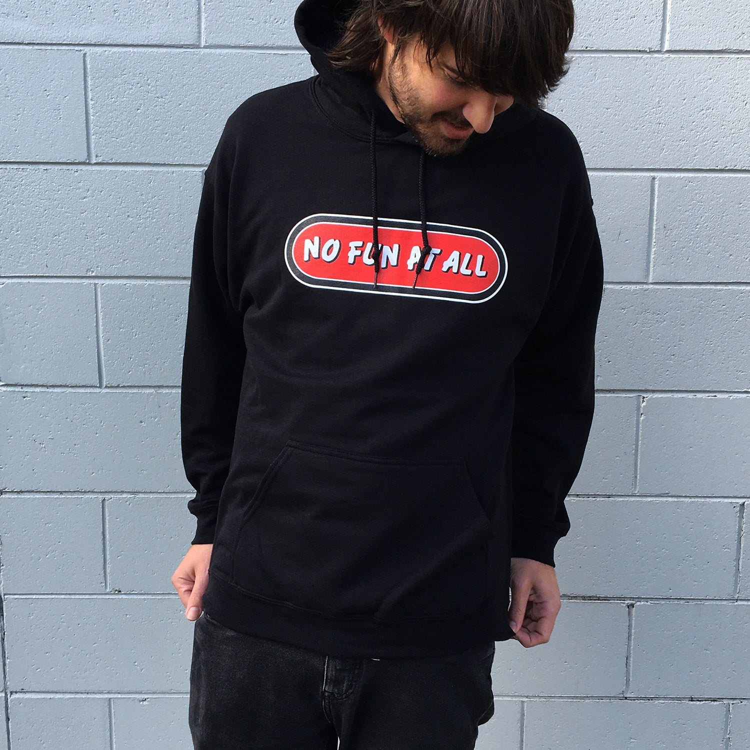No Fun At All - No Fun At All Logo Hoodie (Black)