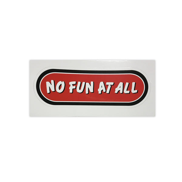 No Fun At All - No Fun At All Logo Sticker