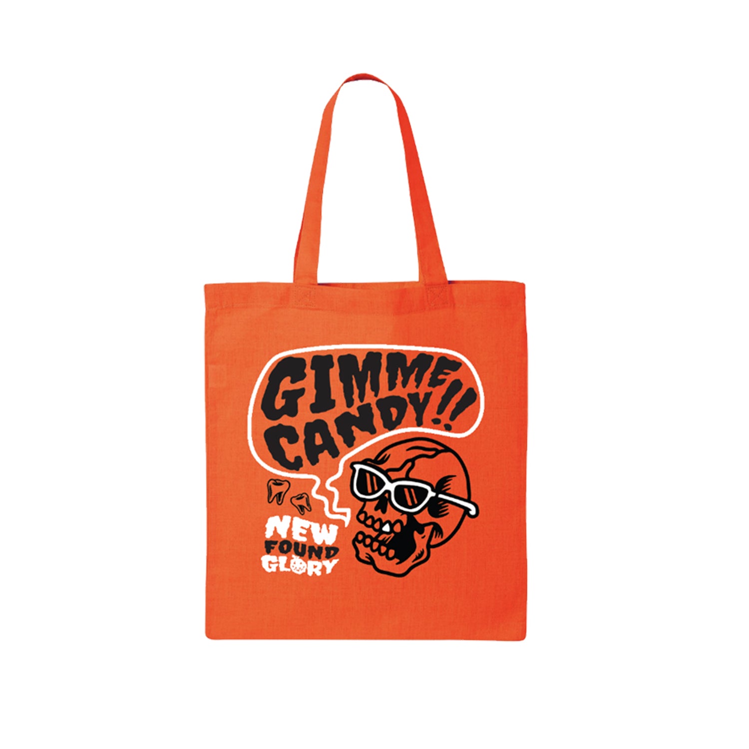 Trick or Treat Halloween Tote Bag (Orange)