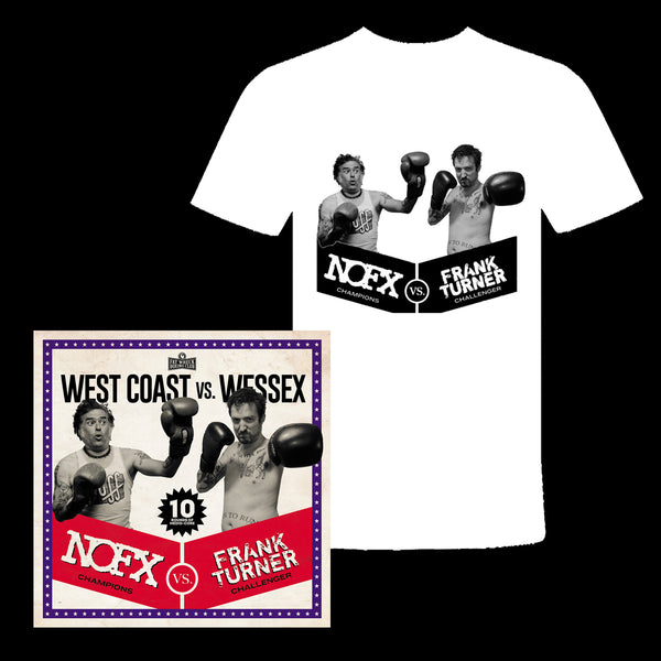 NOFX / FRANK TURNER - West Coast vs. Wessex CD  + T-shirt