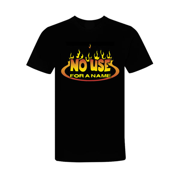 No Use For A Name - No Use For A Name Flame Logo T-Shirt (Black)