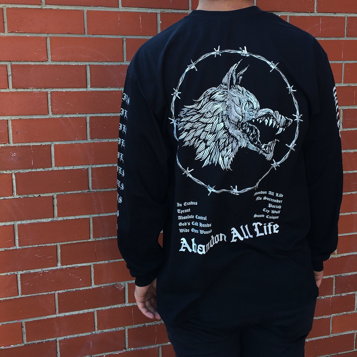 Nails - Abandon All Life Long Sleeve (Black)