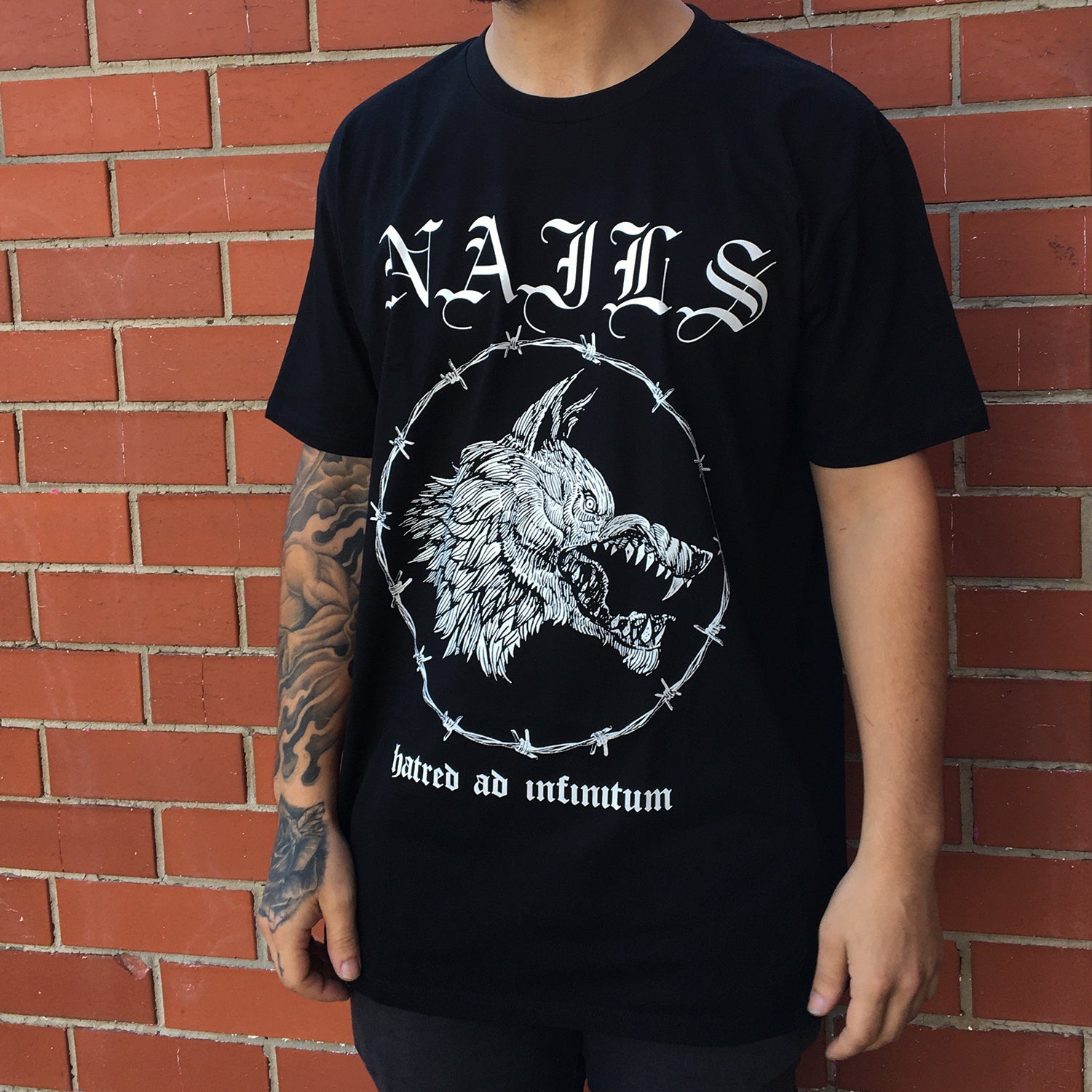 Nails - Hatred Ad Infinitum T-Shirt (Black)