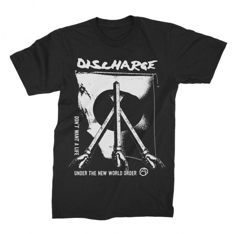 Discharge - New World Order T-shirt (Black)