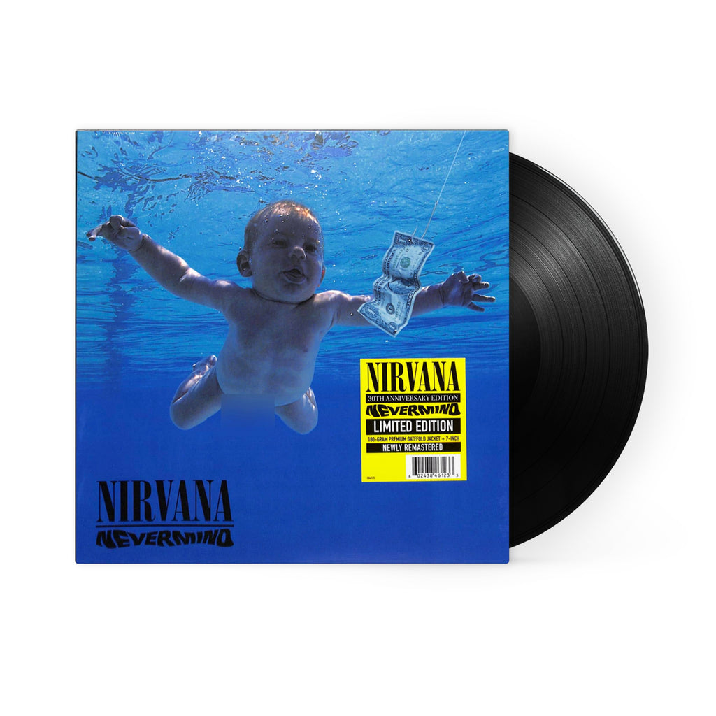 ネバーマインド - 30 周年記念エディション LP (ブラック ヴァイナル + 7 インチ)