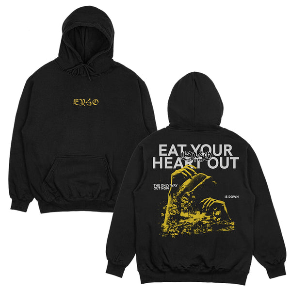 Eat Your Heart Out - Only Way Out Hoodie (Black)