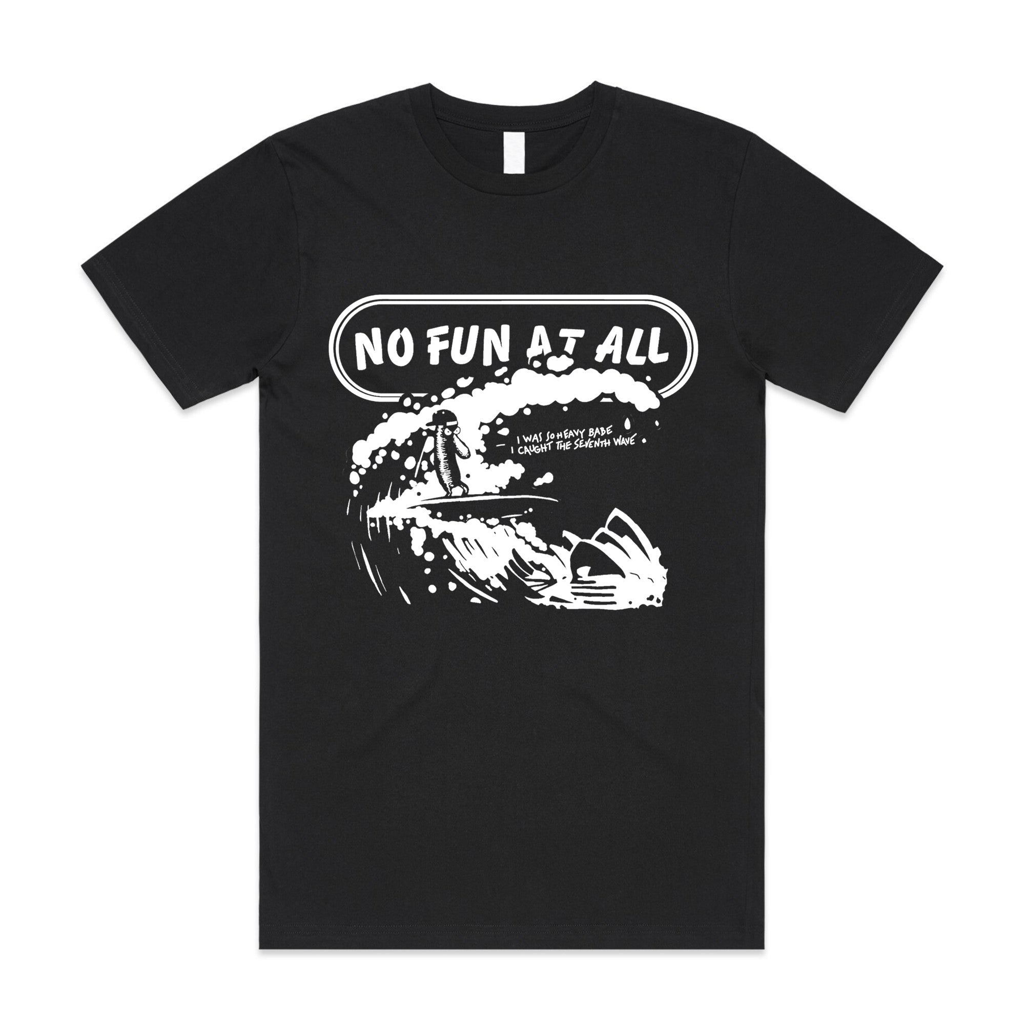 No Fun At All - Seventh Wave Oz Tour 2022 Tee (Black)