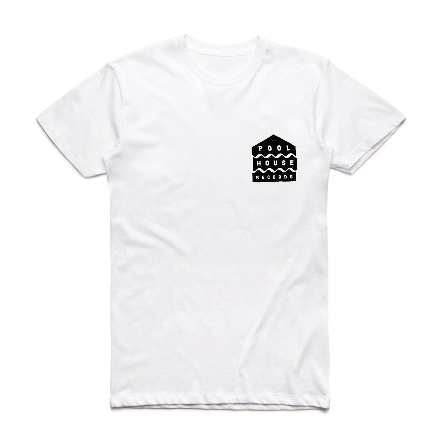 Pool House Records Tee (White) – Artist First