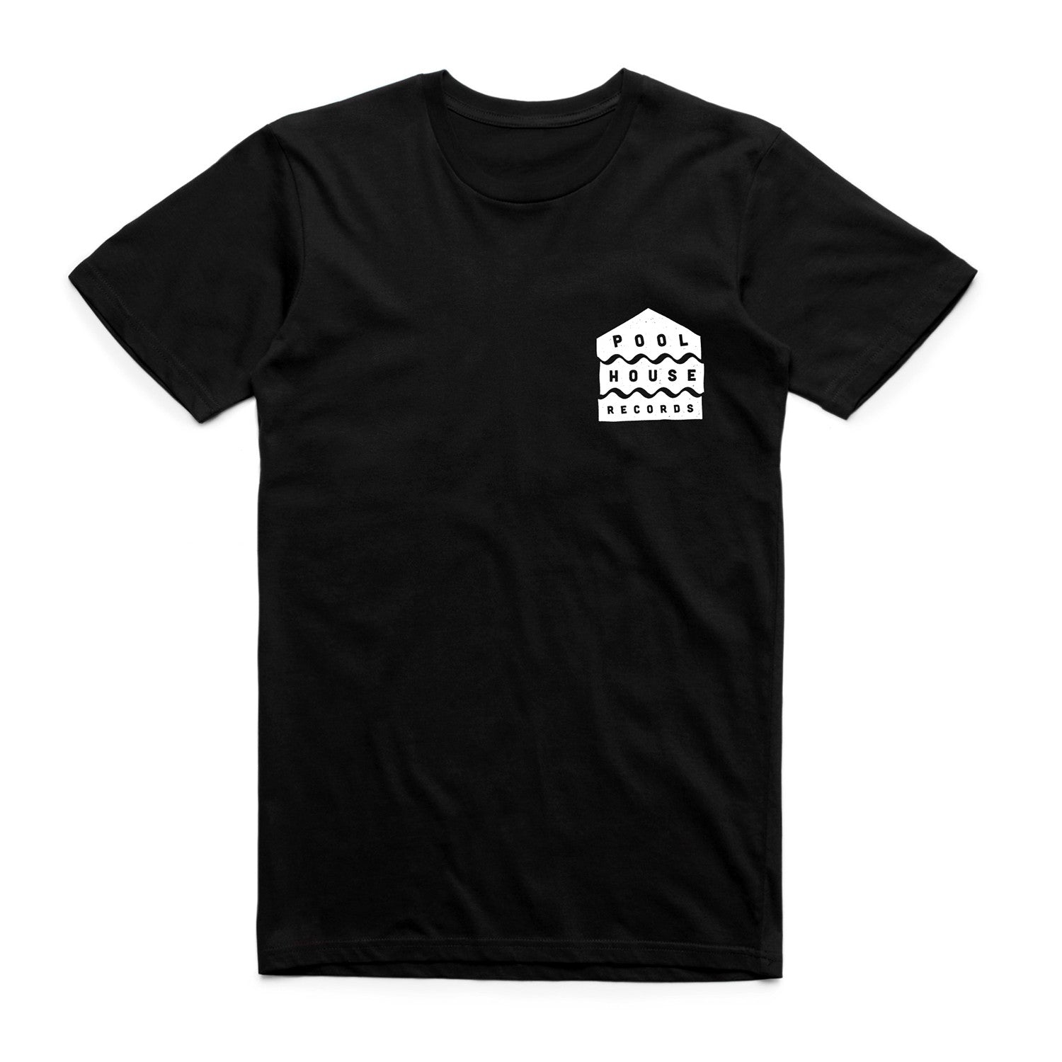 Pool House Records Tee (Black) – Artist First