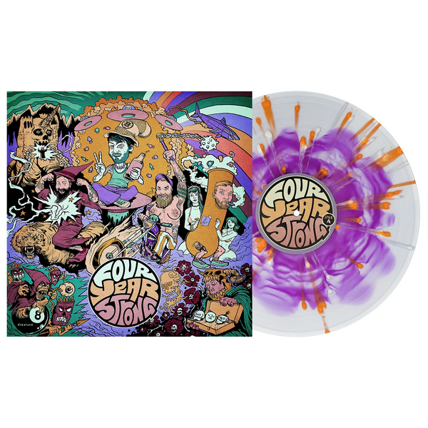 Four Year Strong - Four Year Strong 12" Vinyl (Neon Purple in Clear w/ Heavy White & Orange Splatter)