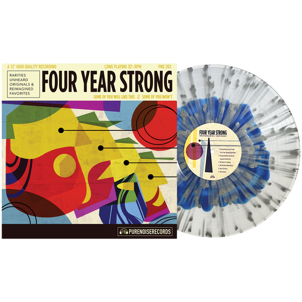 Four Year Strong - Some of You Will Like This, Some of You Won't 12" Vinyl (Blue in Clear w/ Silver Splatter)