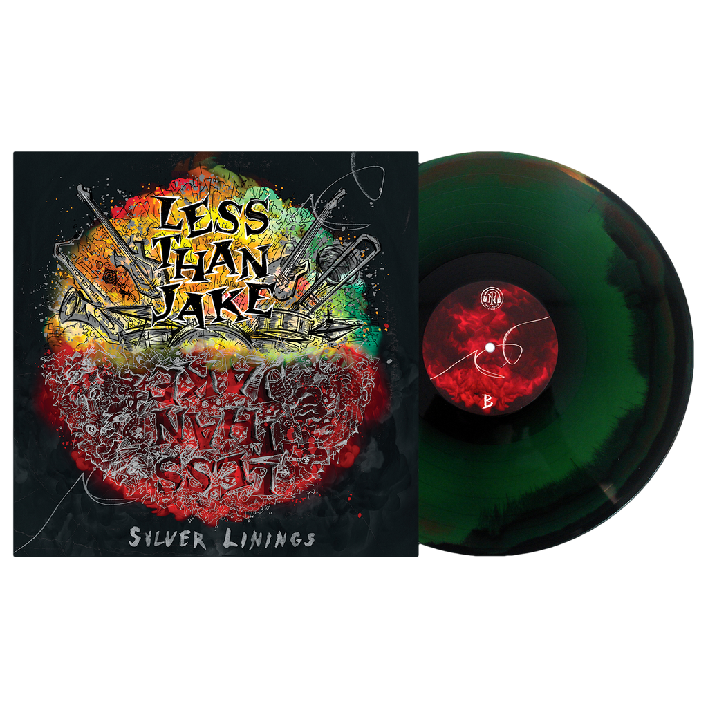 Less Than Jake - Silver Linings 12" Vinyl (Neon Orange, Neon Yellow & Black Aside/Bside)
