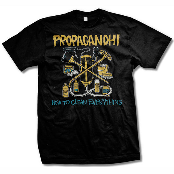 Propagandhi - How To Clean Everything Tee (Black)
