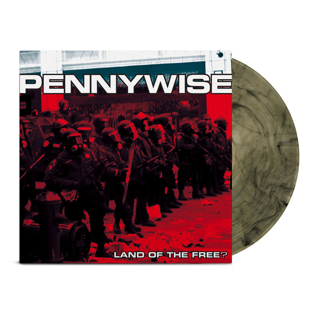 Pennywise - Land Of The Free? LP (20th Anniv. Limited Edition Clear w/ Black Smoke)