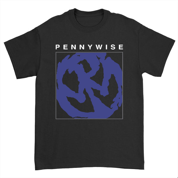 Pennywise - Blue PW Logo Tee (Black)
