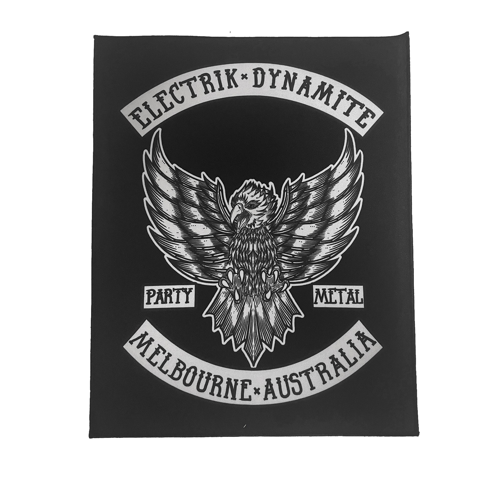 ELECTRIK DYNAMITE - Phoenix Back Patch (Black)