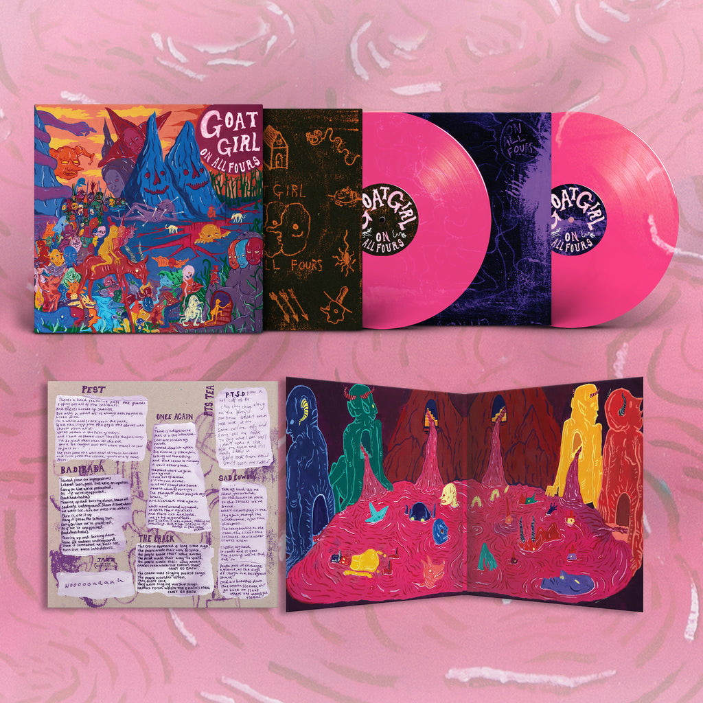 Goat Girl - On All Fours 2LP (Clear Pink)