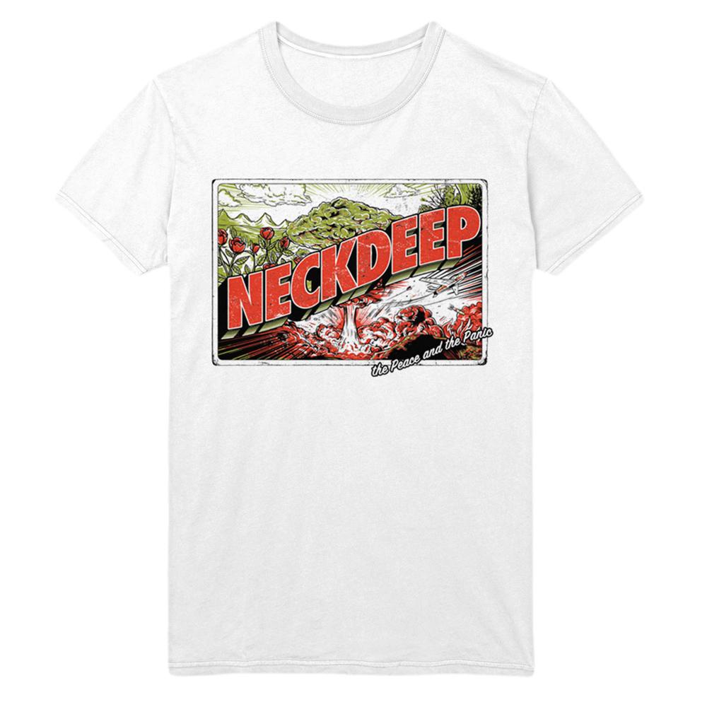 Neck Deep - Postcard T-shirt (White)