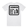 Lagwagon - Putting Music In It's Place T-shirt (White) back