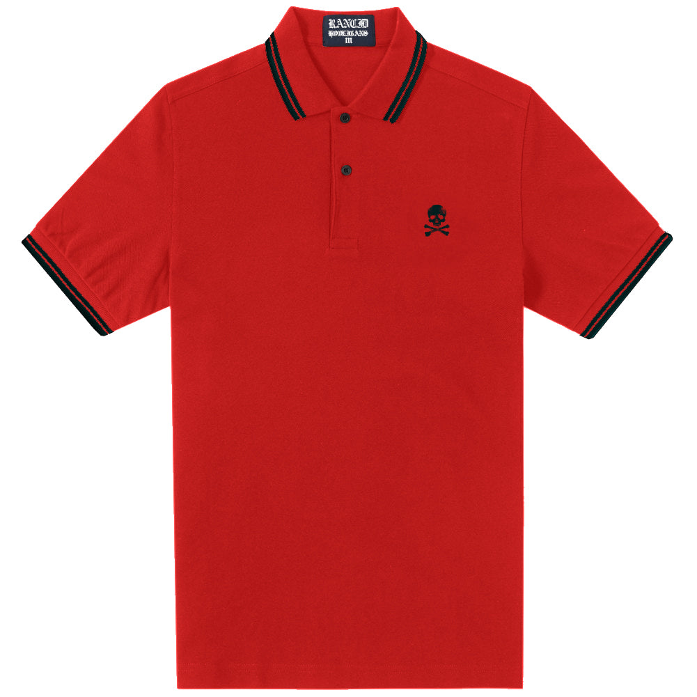 Rancid – Rancid D Skull Polo (Red)