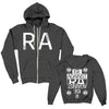 Rise Against - Reversed Zip Hood (Charcoal)