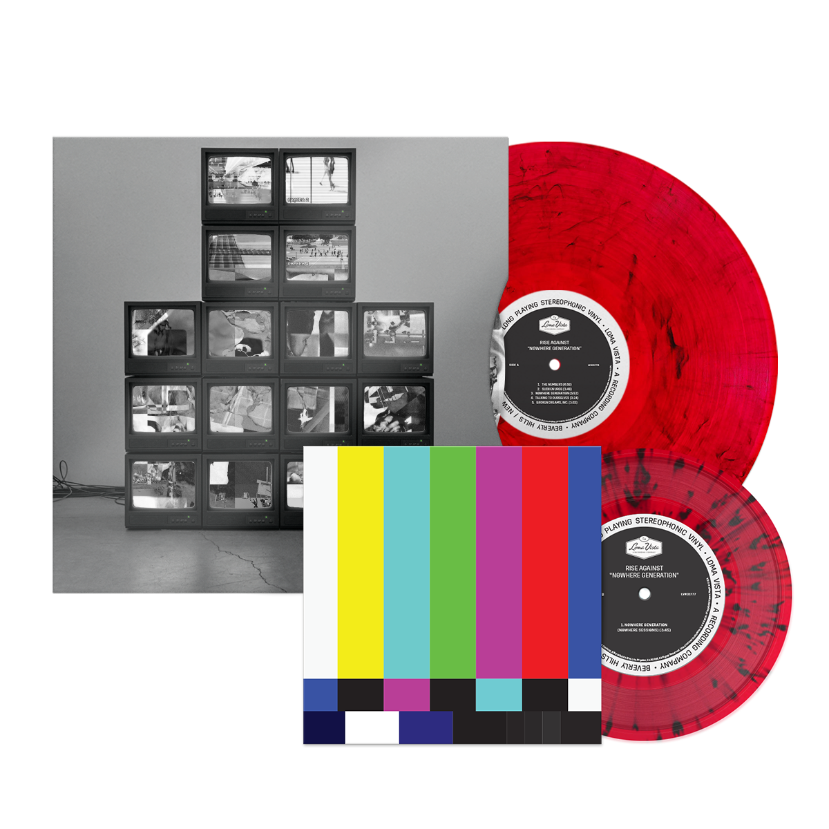 Rise Against - Nowhere Generation Deluxe LP (Red with Black Smoke)