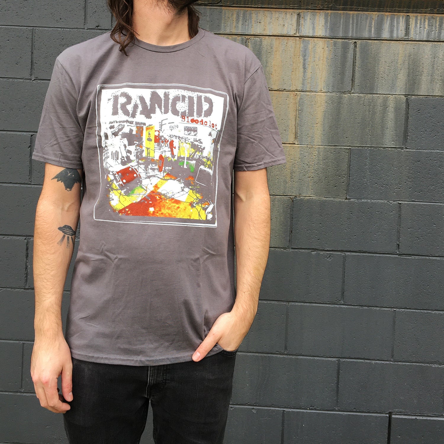 Rancid Bloodclot T-Shirt (Smoke Grey)