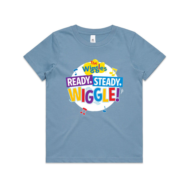 The Wiggles - Ready, Steady, Wiggle! Kids T-Shirt (Blue)