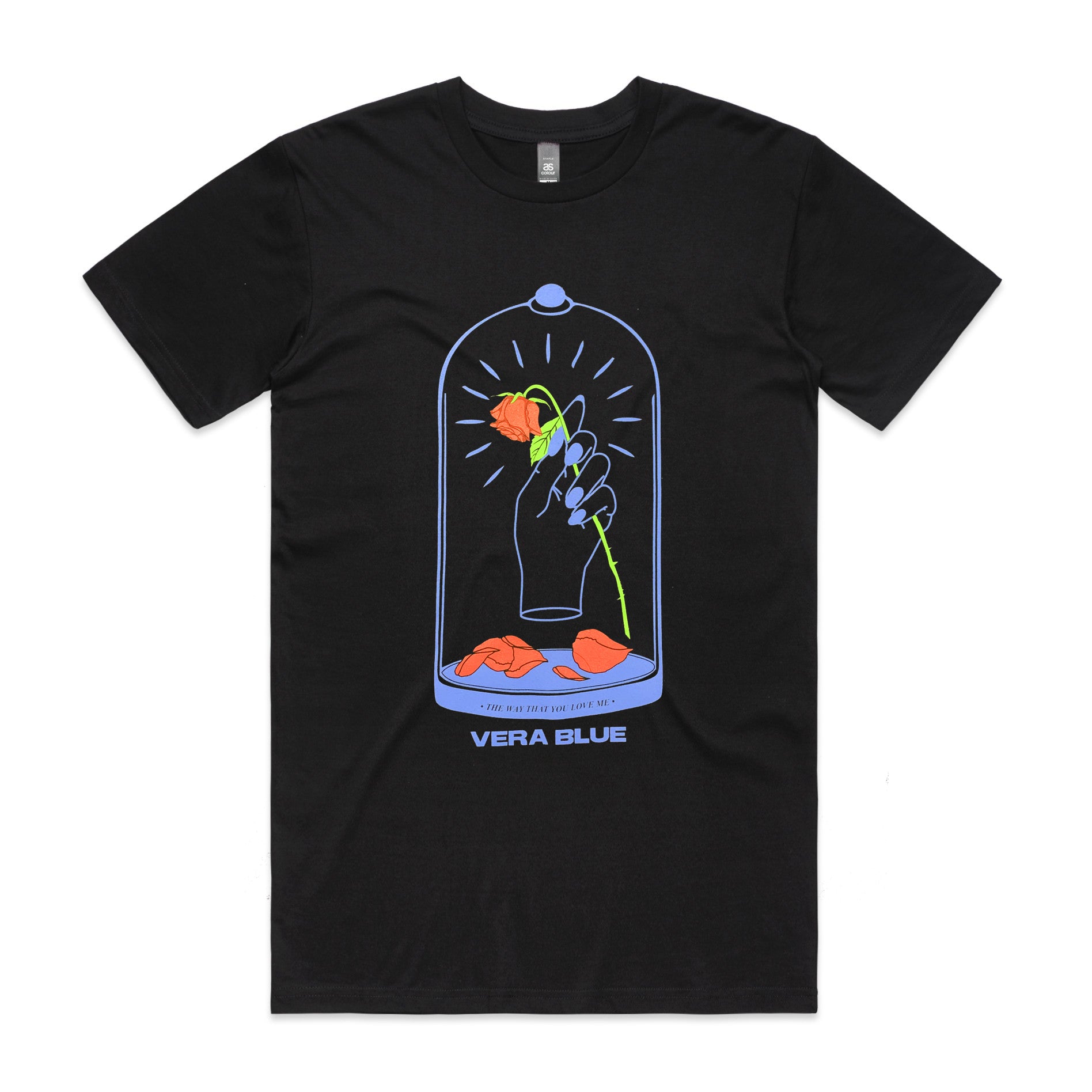 Vera Blue - Rose T-Shirt (Black)
