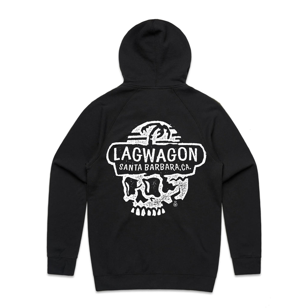 Lagwagon - SB Skull Zip Hoodie (Black) back