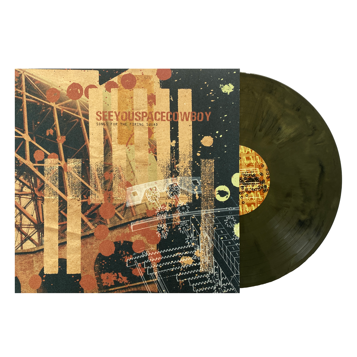 SeeYouSpaceCowboy - Songs For The Firing Squad 12" Vinyl (Gold/Black Galaxy)