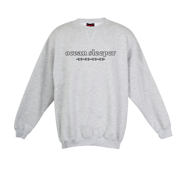 Ocean Sleeper - Barbed Logo Crewneck (Snow Marle)