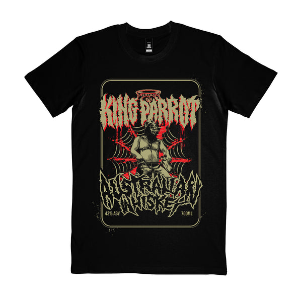 King Parrot - Spiders T-Shirt (Black) front