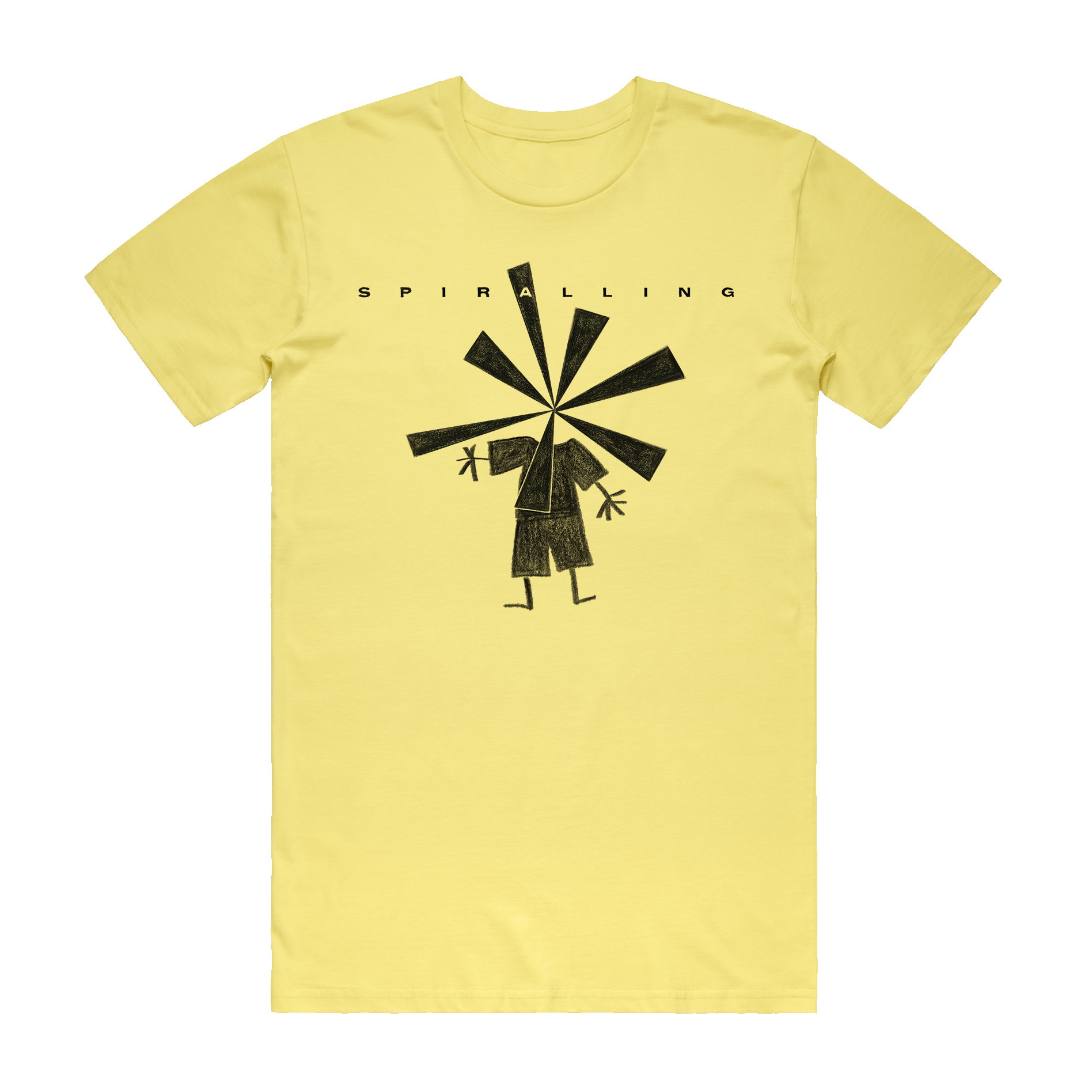 Wil Wagner - Spiralling T-shirt (Lemon)