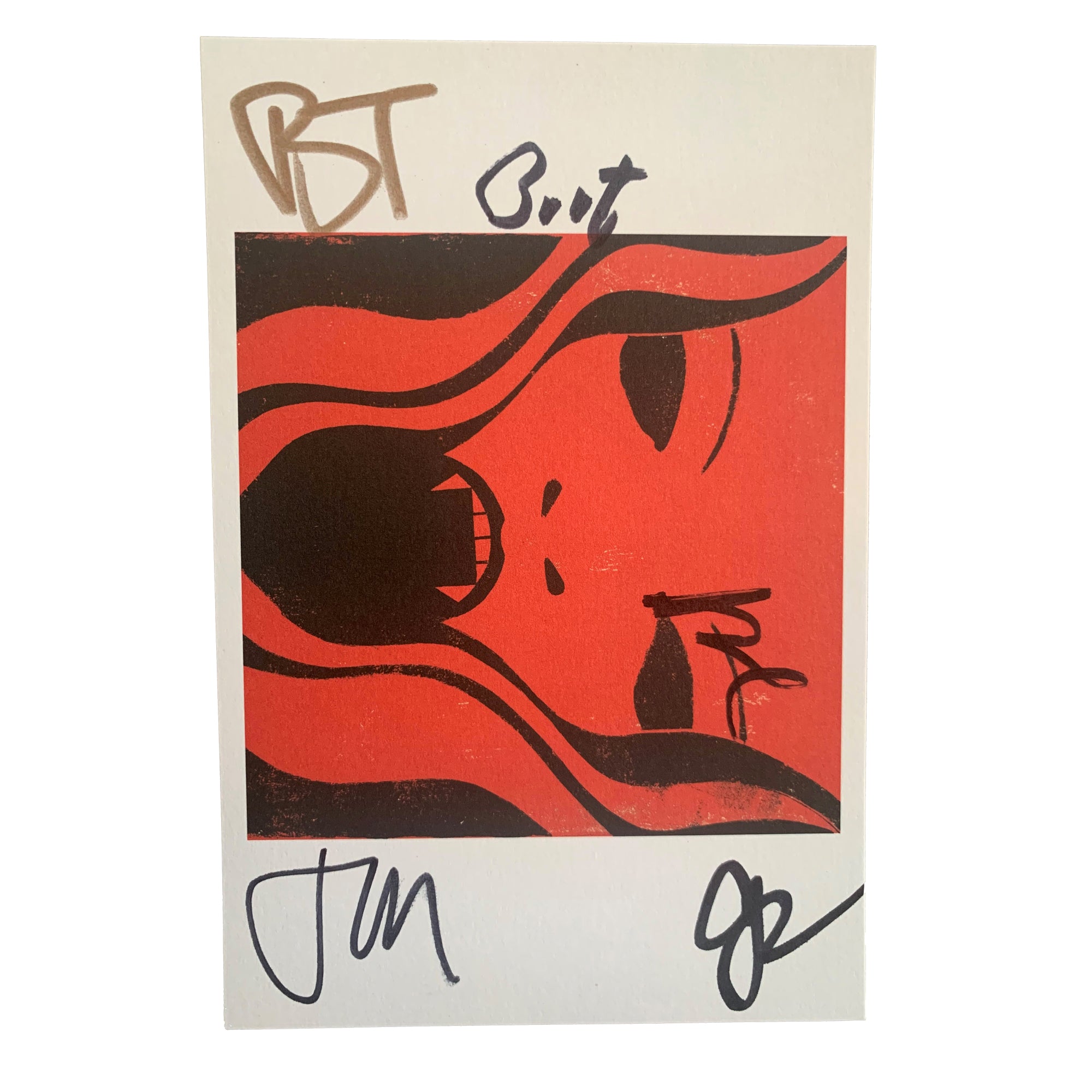 Spoon - Signed postcard