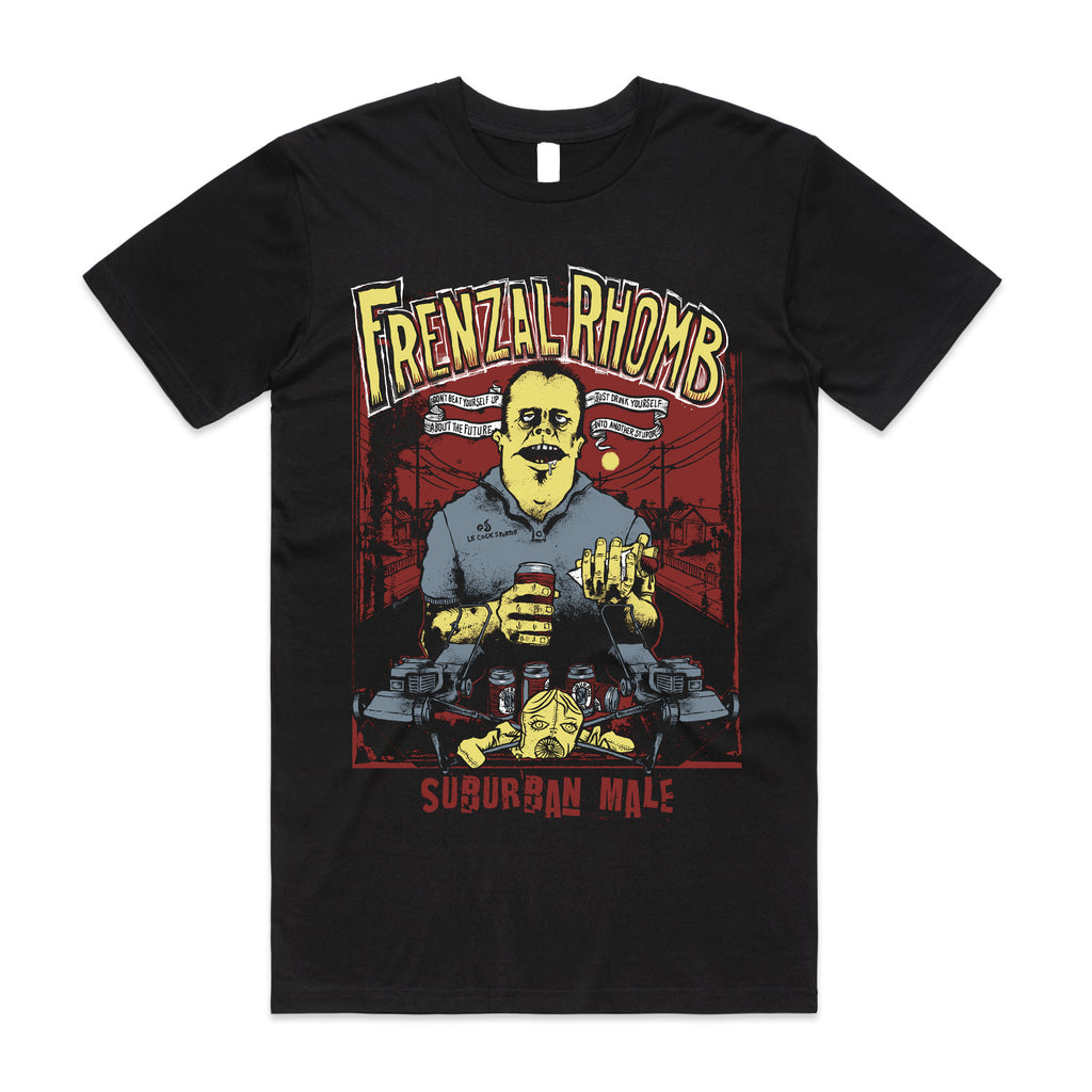 Frenzal Rhomb - Suburban Male T-Shirt (Black)