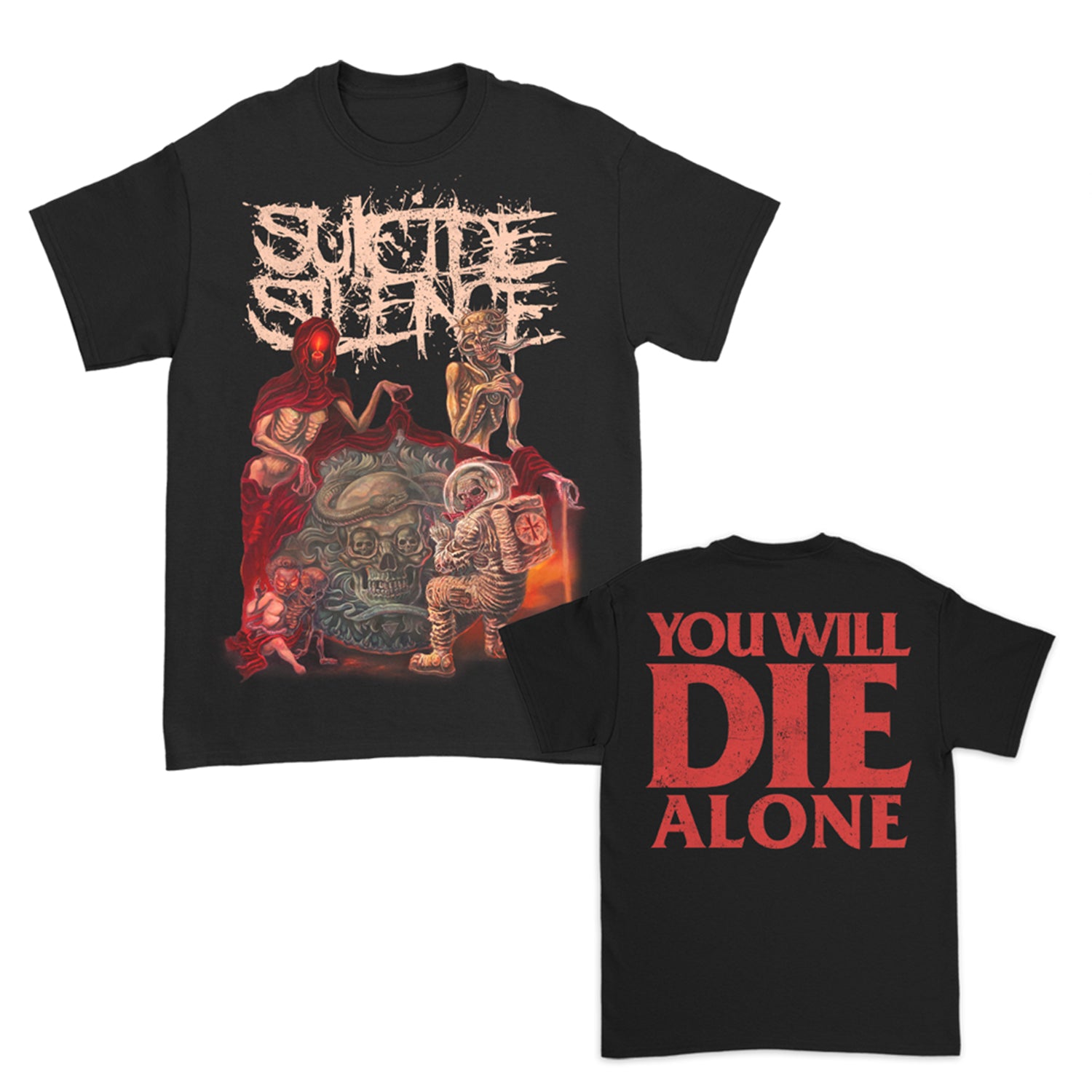 Suicide Silence - You Will Die Alone T-Shirt (Black)