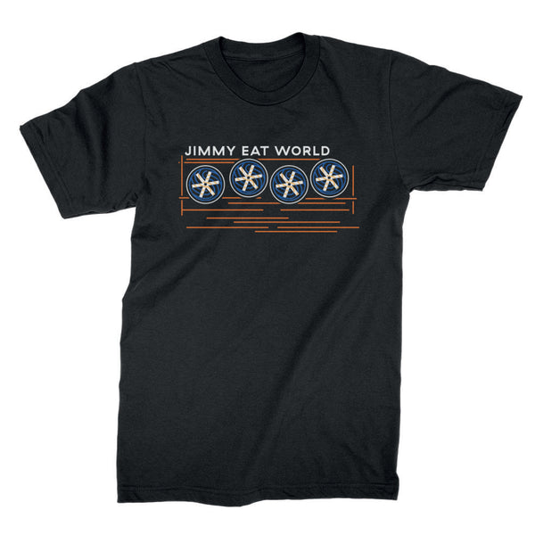 Jimmy Eat World - Surviving Fans Tee (Black)